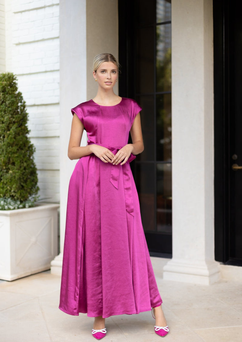 Olivia Gown Mulberry Pink