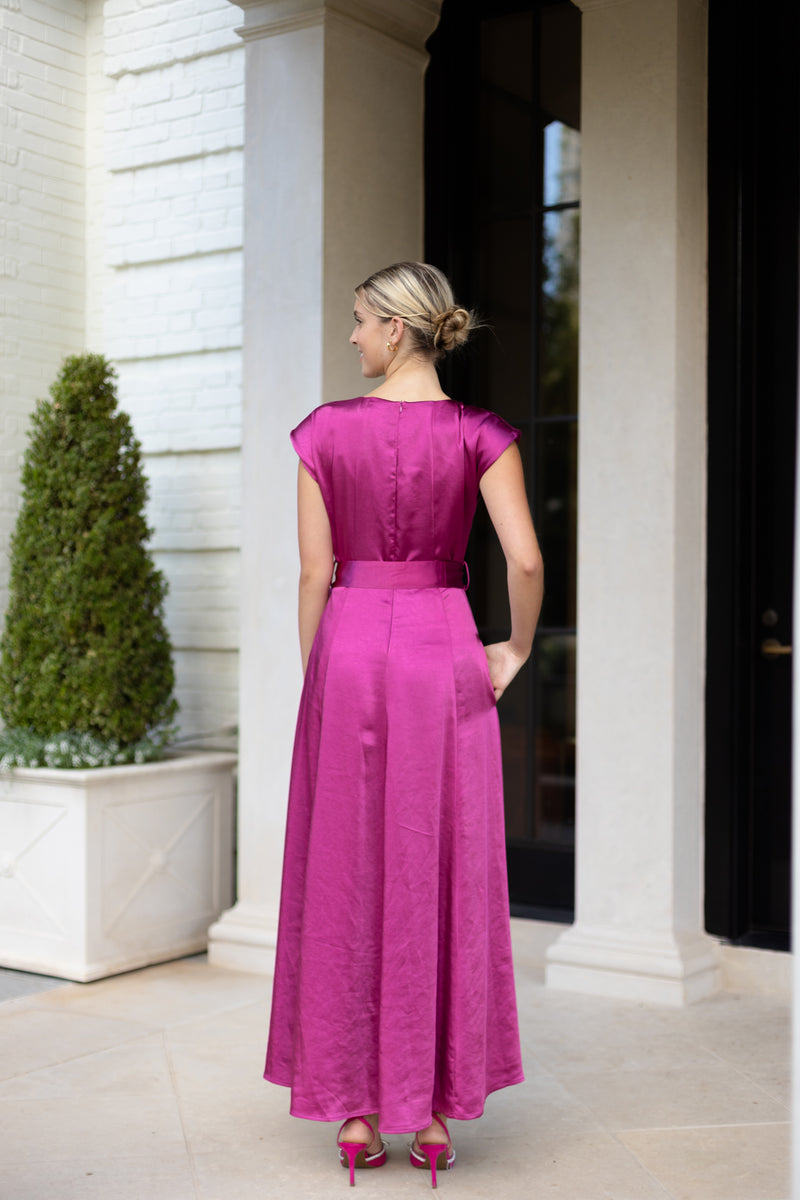 Olivia Gown Mulberry Pink