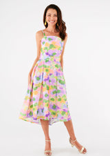 Annabelle Dress Floral Pop Eyelet