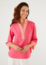 Effie Blouse Pink Linen