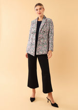 Calvin Blazer Bursting Bloom Jacquard