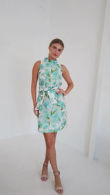 Betty Dress Tropical Organza