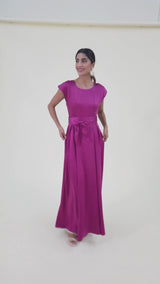 Olivia Gown Mulberry Pink