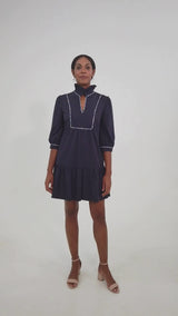 Emmerson Dress Navy Shirting