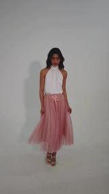 Sue Skirt Blush Tulle