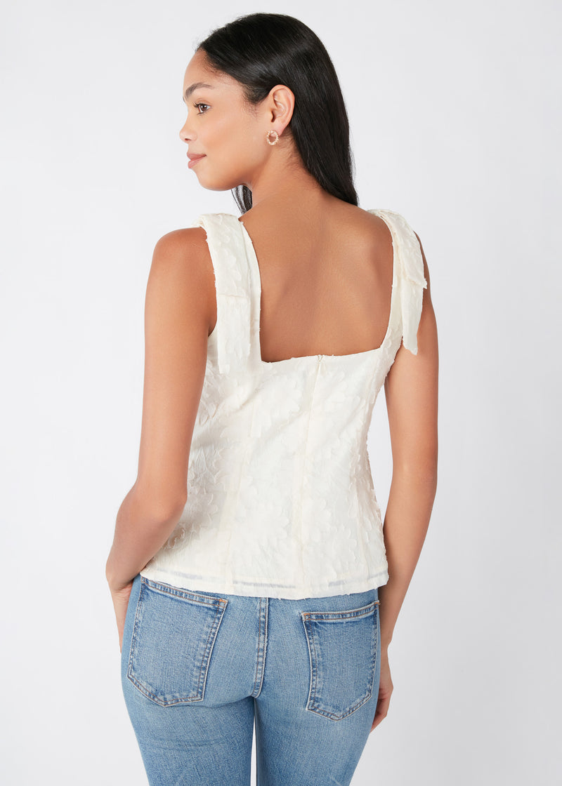 Bea Peplum Top Daisy