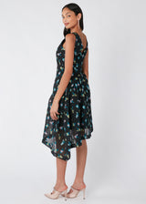 Chloe Dress Black Bouquet