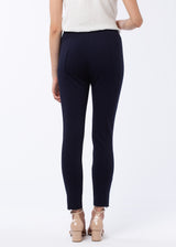 Gregg Skinny Ankle Pant Navy Ponte