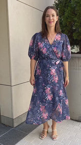 Diane Wrap Dress Secret Garden