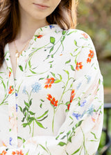 Audra Top Tossed Floral White